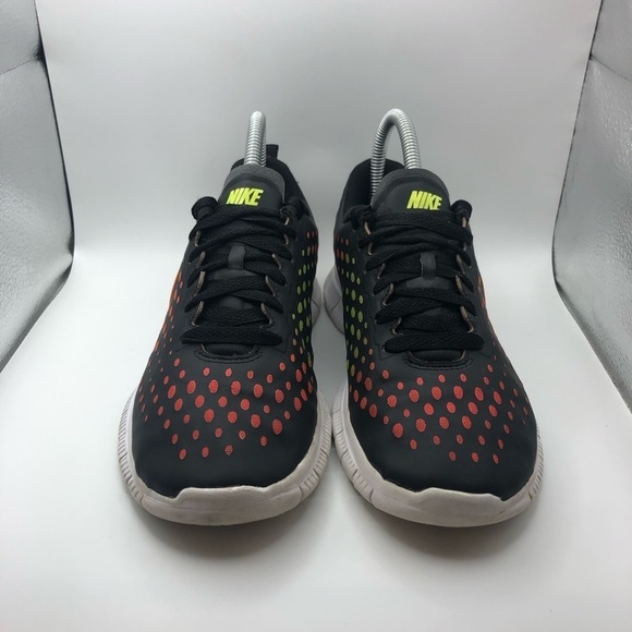 Nike black orange green sneakers youth size 6/ womens size 7.5 - Picture 4 of 9